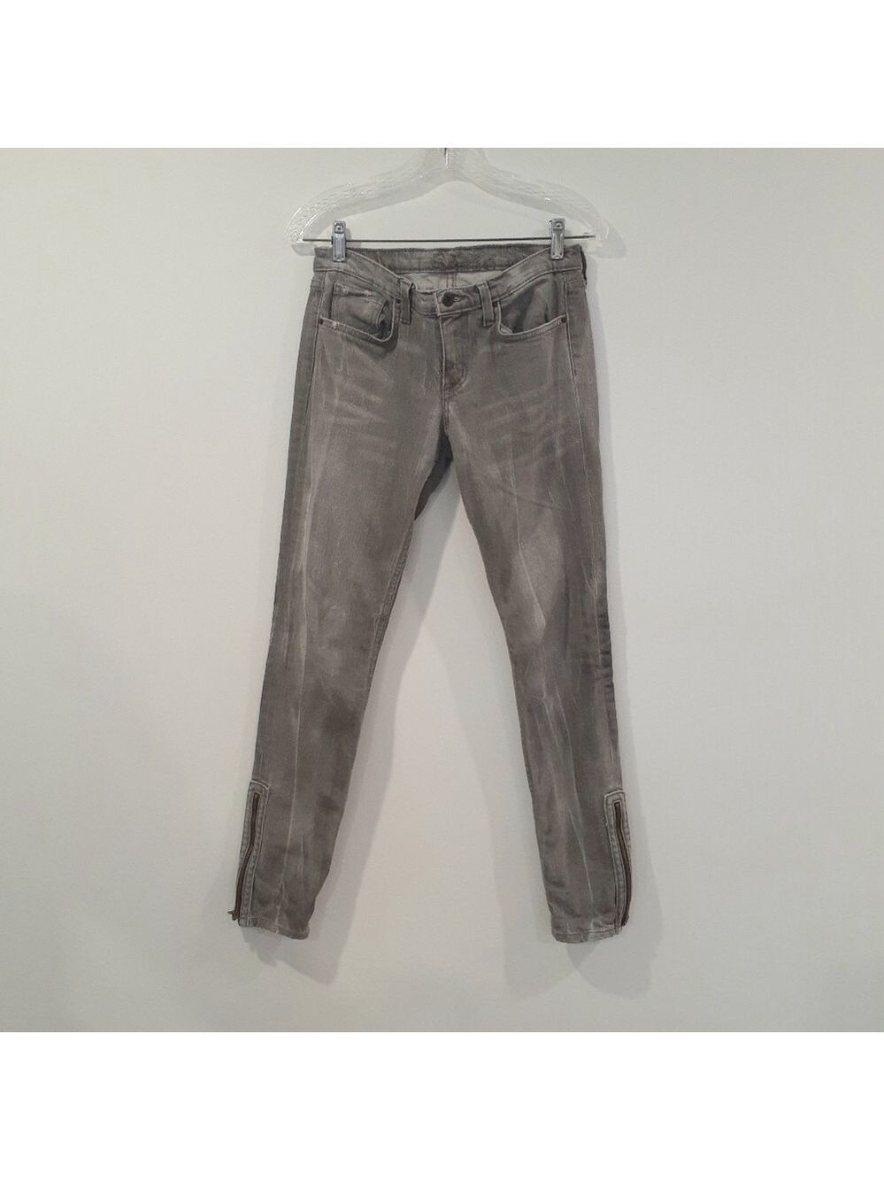 Retro 90's Chip & Pepper Skinny Jeans with Ankle Zipper